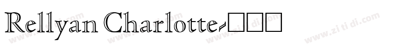 Rellyan Charlotte字体转换